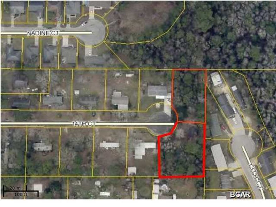 SELLER SAYS SELL! Just a block from Cedar Grove Elementary School and on a cul-de-sac is where you'll find this double lot! Nearly a half-acre, this lot is perfect for you to build a large home, two smaller homes or place two new mobile homes. This is a quiet, family-friendly location. Not only are you close to the elementary school, the zoned middle and high schools are less than a 5 minutes drive and you're only 15 minutes from Tyndall AFB. All info is approx and must be verified by Buyers if important.