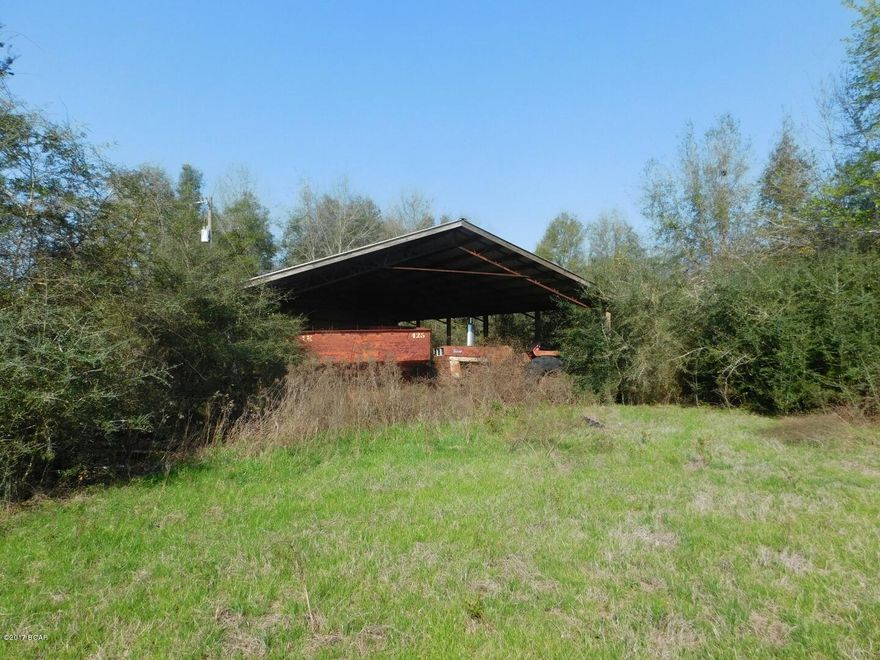Private country living on this 80 acres. There is approx 40 acres currently in crop land and 40 mostly wooded with a 1993 2/2 single wide mobile home with a wood burning fireplace that needs some work but has lots of potential. A 40x60 pole barn is great for equipment and other storage. There is also a pond to the back of the property. Existing underground irrigation in place behind home. Located in southern Washington Co. Several fishing spots in the area. Approximately 35-40 miles North of Panama City, Pier Park shopping, NWFL Beaches International Airport.