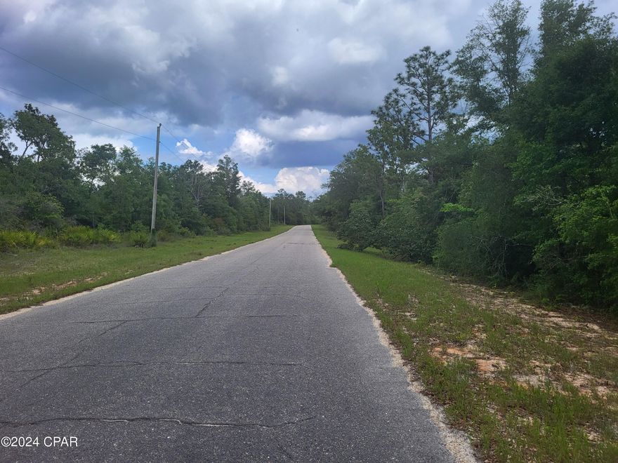 Beautiful Buildable Lot on Paved Road in Compass Lake in the Hills.  MANUFACTURED HOMES ALLOWED Property about 2 miles from the main Compass Lake that has a public boat ramp and restaurants.  The POA Property Owners Association if very affordable and membership is not required.  It is voluntary membership.  Manufactured Homes are not allowed in this area but no building restrictions on a home being built.  Just a short distance to Panama City Beach!  Enjoy the country life with easy to entertainment and beach.