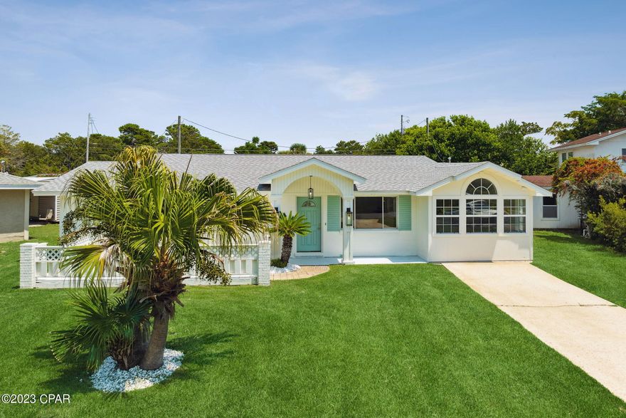 Welcome to 211 Lakeview Circle, a stunning single-family home in the desirable Panama City Beach neighborhood. With 4 bedrooms and 3 bathrooms, this property offers plenty of space for your family to thrive.

Step inside and be captivated by the exceptional features that make this home truly unique. The recently updated kitchen boasts new backsplash and granite countertops, creating a modern and stylish space for culinary endeavors. Two master bedrooms provide convenience and flexibility, offering the perfect retreat for both homeowners and guests. Have peace of mind knowing the roof was replaced this year and still under warranty.

Beyond the interior, this property offers a host of amenities that set it apart from others. Park your vehicles with ease in the spacious two-car garage. Enjoy privacy and relaxation in the beautifully landscaped and fully fenced backyard. With fresh sod laid in the front and back yard, the exterior of this home is as captivating as its interior. The sprinkler system is on a separate well.

Located just minutes away are the beach and local shopping at Pier Park, this home offers the perfect blend of convenience and tranquility. Explore nearby attractions, dine at acclaimed restaurants, and embrace the coastal lifestyle that only Panama City Beach can offer.