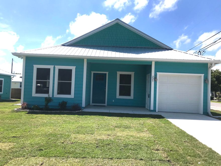 Great Corner Lot!This Craftman style beach house is just what you have been looking for. Just a short golf cart ride to the beautiful sandy beaches of the Gulf. Features: Custome cabinets with granite, high impact windows, metal roof, outside shower with hot & cold water, vinyl plank flooring,trey ceilings, upgraded lighting and fans throughout.  All measurements should be verified, personally, if important.