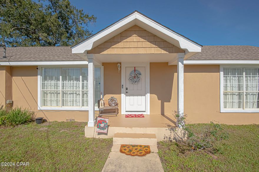 Discover this beautiful 3-bedroom, 2-bathroom home nestled on a spacious 0.4-acre lot in Panama City. 
The open-concept kitchen boasts stunning quartz countertops, stainless steel appliances, butcher block island and a seamless flow into the dining and living areas—perfect for entertaining.

Home has vinyl plank flooring throughout, a spacious master suite with his/her walk-in closets, split bedroom plan and a bonus room with french doors leading into the back yard.   This home is ideal for families or anyone seeking a mix of convenience and charm.

The property features a large detached garage/workshop.  It offers three garage doors, one perfect for an RV.  The private backyard offers plenty of room for your kids to play, ample gardening space, and a tranquil setting.  The home has a circular driveway with parking for over 10 vehicles.

Home was built in 1960 but has an effective date of 2020. Roof 2019, A/C 2019 & hot water heater 2020.

Located near shopping and restaurants, this move-in-ready home is sure to impress. Don't miss this rare opportunity! Call today to set up a showing!

Panama City Beach - 20 minutes
Pier Park - 30 minutes
Airport - 30 minutes