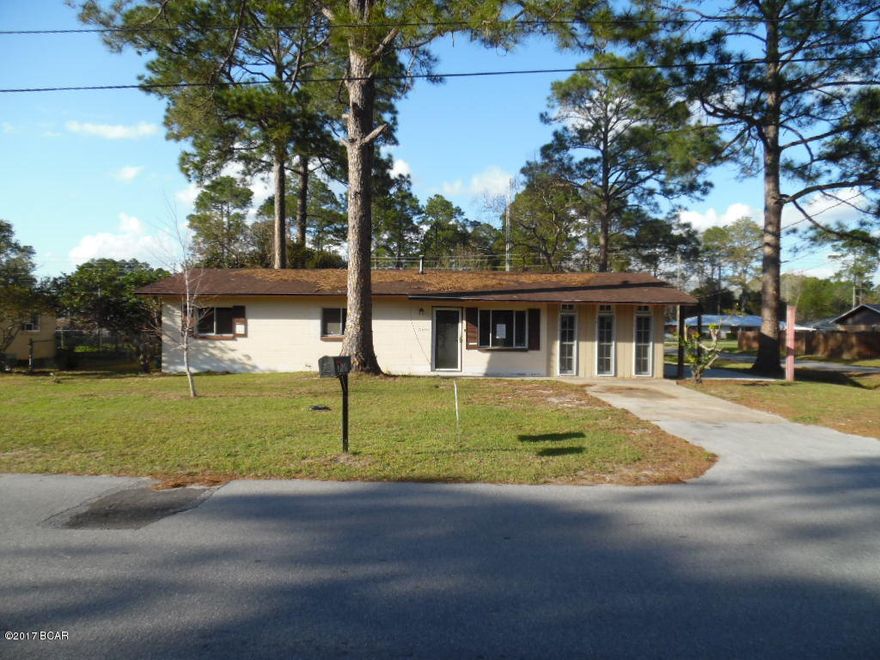 This is a handyman special with much equity potential.  A nice corner lot convenient to shopping, restaurants and Tyndall AFB.  This property is eligible under the Freddie Mac First Look Initiative through 03/27/2017. During the first 20 days of a home listed in MLS, only offers from owner occupants , public entities or their designated partners will be considered. Offers from investor purchasers may be submitted, but will not be considered until the initial 20 days of the listing.