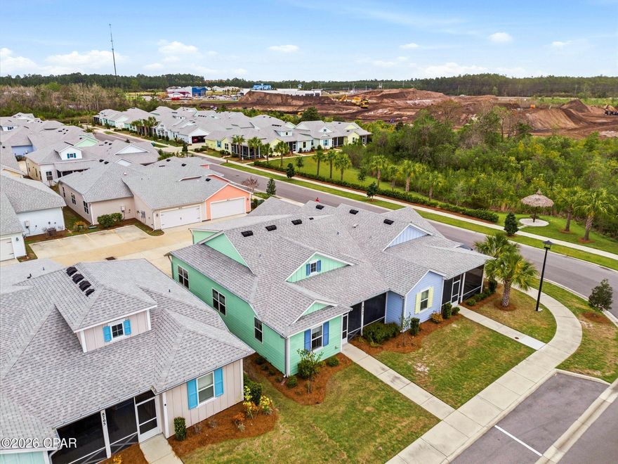 Welcome to paradise and this stunning Camellia cottage in the highly sought-after Phase 2 of Latitude Margaritaville Watersound with a rare sought PRESERVE VIEW!  This cottage is the definition of ''turnkey in paradise.'' 
 Professionally designed and FULLY FURNISHED/TURNKEY--including all furniture, televisions, linens, and kitchenware--this home is ready for you to move in and start living the Margaritaville lifestyle immediately just bring your toothbrush!      The interior is a masterpiece of coastal elegance, featuring high-end upgrades at every turn. The chef's kitchen is a focal point, boasting L4 Quartz Calacatta Plata countertops, a full-height matching backsplash, and an extended island with custom designer pendants. You'll love the premium L3 Stone Gray cabinetry with soft-close features and the high-performance gas range package. Throughout the home, you'll find 5-1/2'' crown molding and baseboards, 8' doors, and durable Creekbed Oak laminate flooring. The master retreat offers a peaceful preserve view and a spa-like bath with floor-to-ceiling Florentine Gloss tile.     Beyond your front door, you have a ''license to chill'' with world-class amenities just a short golf-cart ride away. The Latitude Town Square is the heart of the community, featuring:     Latitude Bar & Chill Restaurant and the rooftop Overlook Bar with panoramic views of the Intracoastal Waterway, Theatre, Woodworking and Pottery.
     The massive lagoon-style Paradise Pool with a beach entry and Tiki Island.
     The Fins Up! Fitness Center, featuring a lap pool, spa, and wellness programs.
     The Town Square Amphitheater, hosting live music and movies with a specialized ''cushioned'' dance floor.
     Barkaritaville Dog Park & Pet Spa for your four-legged friends.
     An array of sports courts, including pickleball, tennis, and bocce ball, all with lighting for night play.
     Located just minutes from the Emerald Coast's sugar-white sands and the 30A corridor, this home offers the perfect blend of luxury and leisure. Don't wait for a new build--this pristine cottage is ready for you today!