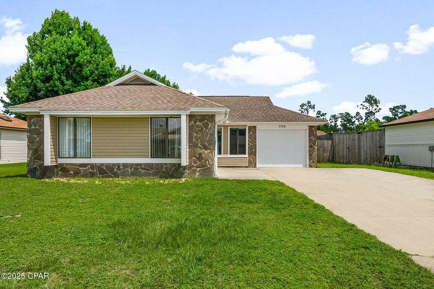 Charming 3 Bedroom, 2 Bath Home with Private Fenced Backyard - Pet Friendly!

This inviting 3 bedroom, 2 bath home is nestled in an established neighborhood. Featuring a spacious open-concept living and dining area, this home is perfect for entertaining or enjoying quiet family time.

The kitchen offers beautiful granite countertops and comes fully equipped with a refrigerator, stove, dishwasher, washer, and dryer. All bedrooms are generously sized, and the master suite includes a private en suite bath for added comfort.

Sliding glass doors lead from the dining area to a large, level backyard—fully fenced for privacy and ideal for outdoor gatherings, kids at play, or letting your pets roam freely. An attached garage adds convenience for parking and extra storage.

Pet friendly and move-in ready—don't miss your chance to make this beautiful home yours!