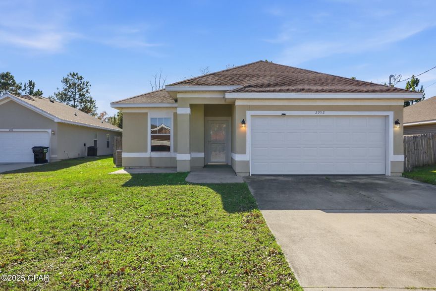 Welcome to 2902 Cocoa Court - a clean, move-in-ready gem in Panama City!
This 3-bed, 2-bath home has been freshly updated with new flooring, new paint, and thoughtful modern touches throughout, giving it a bright and welcoming feel from the moment you walk in. The 2019 roof offers added peace of mind, and the layout provides comfortable living whether you're settling in long-term or building your investment portfolio.

The home features a spacious living area, a functional kitchen with room to personalize. The backyard offers potential for relaxing, gardening, or creating your own outdoor setup.

Perfect for first-time homebuyers, military members, or investors, this property sits just a short drive to Tyndall AFB, major shopping, restaurants, and everything Panama City has to offer.  

Schedule your showing today!