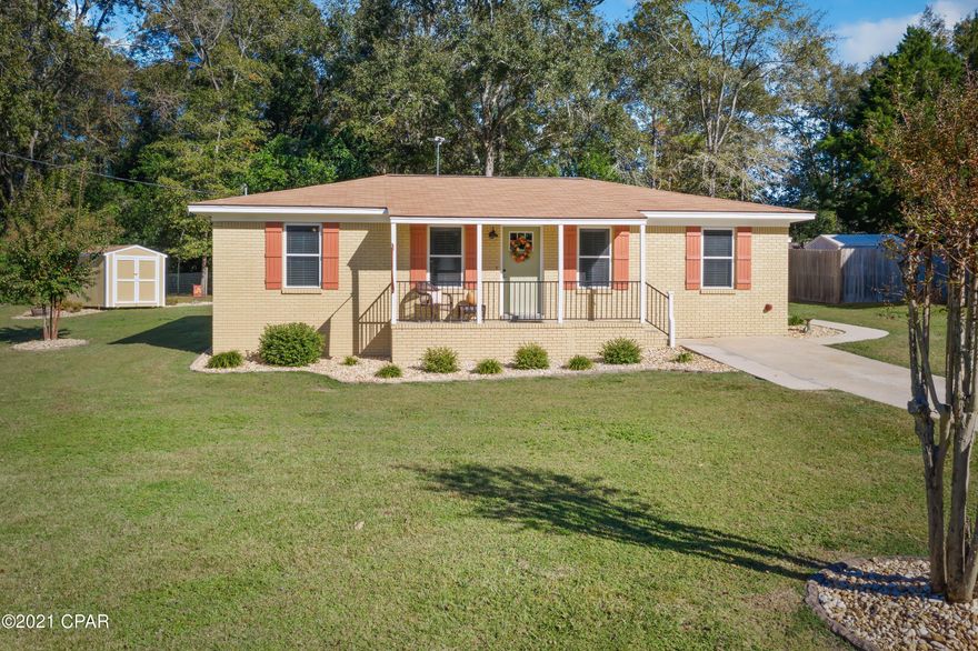 This is a stunning 3 bedroom, 2 bath home in the heart of Bonifay.  Very nice and clean with an open floor plan, and split bedrooms, two guest rooms on one side separated by a full bath, and a large master bedroom, with a full master bath on the other, with large closets and storage space. The living room is open to the well-appointed kitchen which has Corian countertops, beautifully stained cabinetry, and practically new appliances.  This home has also been recently repainted inside.  City Water and Sewer, cable, and internet all serve this home.  Just minutes from shopping, hospital, churches, and restaurants in a very quiet neighborhood.