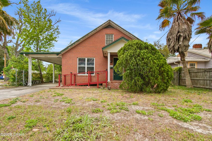 Investor special - Nestled in the highly sought-after Historic Cove, this charming ALL-BRICK home offers timeless character and incredible potential. Featuring 3 bedrooms, 2 bathrooms, and a versatile layout with 2 separate living areas, the current configuration provides flexibility for a variety of lifestyles.

All-brick construction--a rare find in this area--adds durability and classic curb appeal, while the home's location puts you just minutes from downtown, local marina, hospitals, breweries, restaurants and waterfront amenities.

Whether you're looking for your next investment, flip opportunity, or a property to customize into your dream home, this is a fantastic chance to own in one of the area's most desirable neighborhoods. With its prime location and solid structure, the possibilities here are endless.

Don't miss this opportunity to unlock the full potential of this Cove gem!