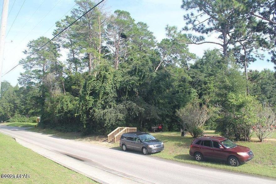 High and dry building lot that backs up to Parker Sports Complex. The lot is in walking distance to Parker Elementary School and Martin Lake Boat Ramp. This property would be perfect for your new home.  Mobile homes can not be placed on this property due to Parker City guidelines.  Modular homes are acceptable if placed on slab or footers.  Property appraiser map shows easement behind lot for possible rear access.  Water photos are of Martin Lake and boat ramp just down the street.