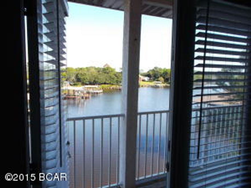 Waterfront condo on N. Lagoon. Third floor unit with open floor plan, raised ceilings, breakfast bar, split bedrooms with large built in closets, french doors off 2nd bedroom onto the balcony over looking the water, washer/dryer connections. End unit. Community pool, located in cul-de-sac. WATER, SEWER, TRASH INCLUDED IN RENT.