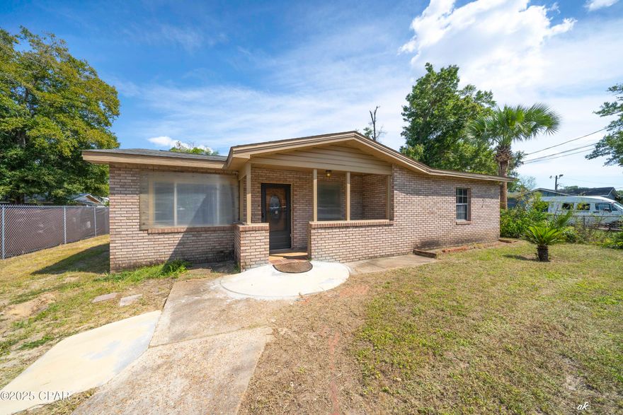 HOME NEEDS REPAIRS. BEING SOLD AS IS.

Charming 3-Bedroom 2-Bath All-Brick Home in the Heart of Panama City

This spacious 1,855 sq. ft. all-brick home is full of potential and perfect for a growing family! Featuring 3 bedrooms, 2 full baths, and a versatile office/flex space, this property offers room for everyone.

Inside, you'll find both a living room and family room, giving you multiple options for entertaining or relaxing. The large laundry room provides plenty of storage space, while the oversized lot includes a detached storage building for all your tools, toys, or hobbies.

Located in the center of Panama City, you're just minutes from shopping, dining, and schools. With a little TLC and some personal touches, this home could be your dream property.