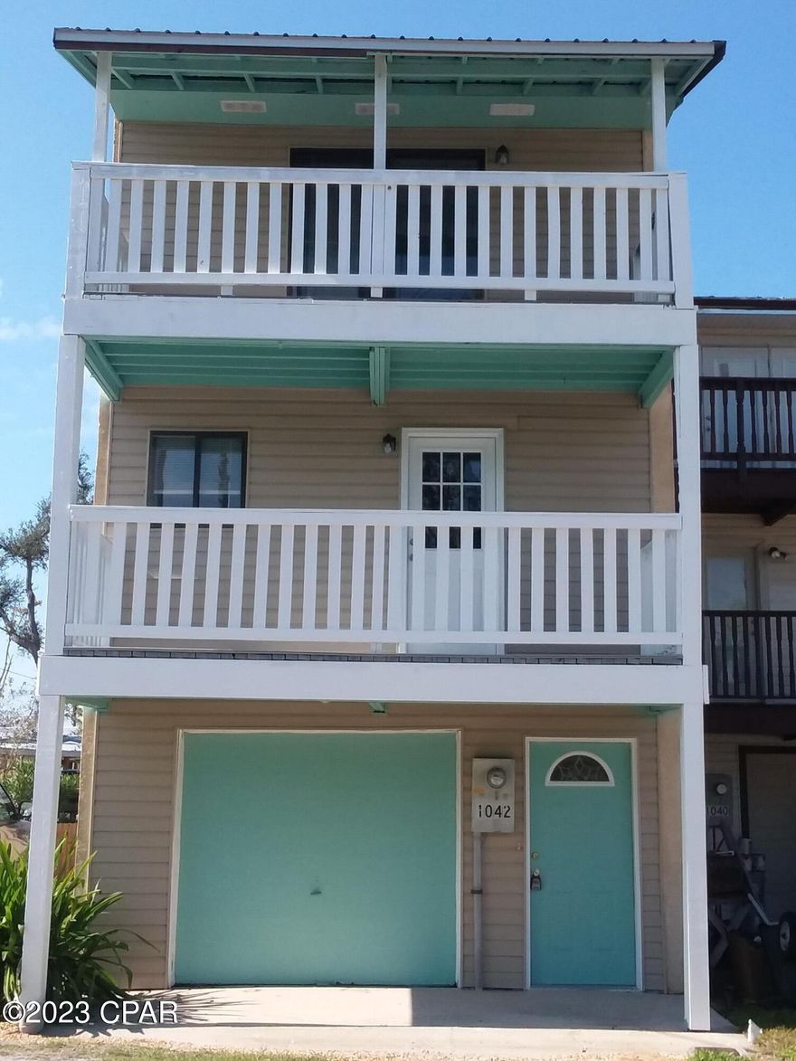 Welcome to this beautifully remodeled 2 bedroom, 1.5 bathroom townhouse in Parker, Panama City, FL. This three-story home features stunning water views with four balconies, allowing you to enjoy the serene surroundings from every angle. With convenient amenities such as washer/dryer hookups and a one-car garage on the ground level, this townhouse offers both comfort and practicality. PETS ALLOWED WITH OWNER APPROVAL and $300 deposit. Don't miss the opportunity to make this waterfront retreat your new home. Contact us today to schedule a viewing!