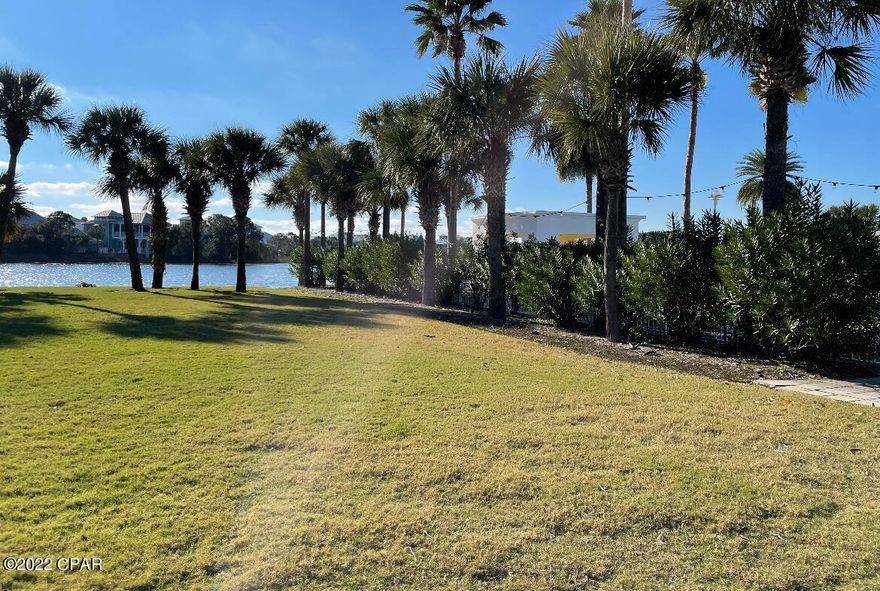 Great lot on Lake Carillon - close to the East Side Pool on Lake Carillon and Gulf of Mexico walkover #7. Don't miss out on one of the few remaining lots on Lake Carillon. The lot next to this one (423 Lakefront - MLS 720790), is also for sale for $725,000 as well or $1,400,000 for both.