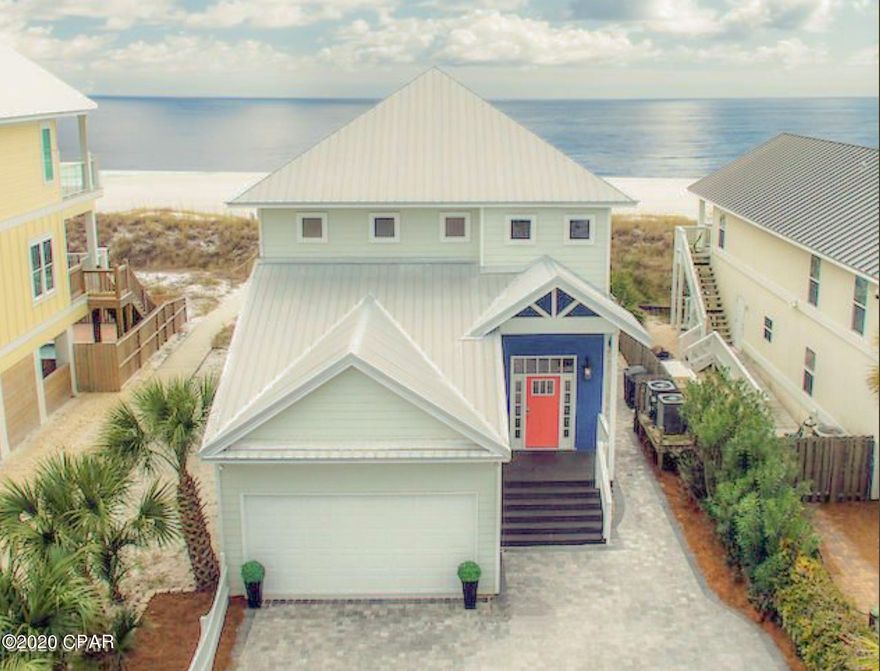 Gulf front vacation rental that sleeps 22 and booked $190,000+ in gross revenue in 2019 including hurricane limited rent. This property sits on a coveted street, reconditioned from the ground up and the exterior remodeled in 2019. Able to handle large groups and perfectly appointed for rentals, this property will remain a smart investment for years to come. You can't ask for a better cash flowing property at this discount price with NEW private beach walkover, gulf front swim/spa and heated/cooled rec room. No HOA, this property is turn key.