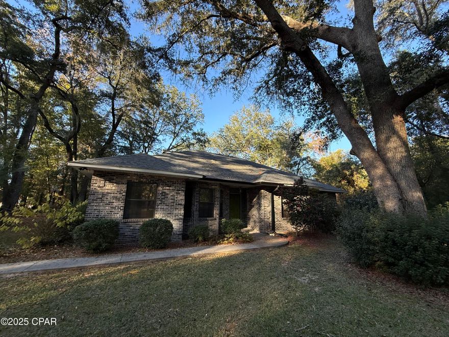 Enterred for comp purposes. 3 bedroom, 2 bath home on large shaded lot with mature landscaping. This home needs some TLC, but has many great features such as large private lot with stone fish pond, covered back patio, vaulted ceiling in the living room, and extra powder room for guests.