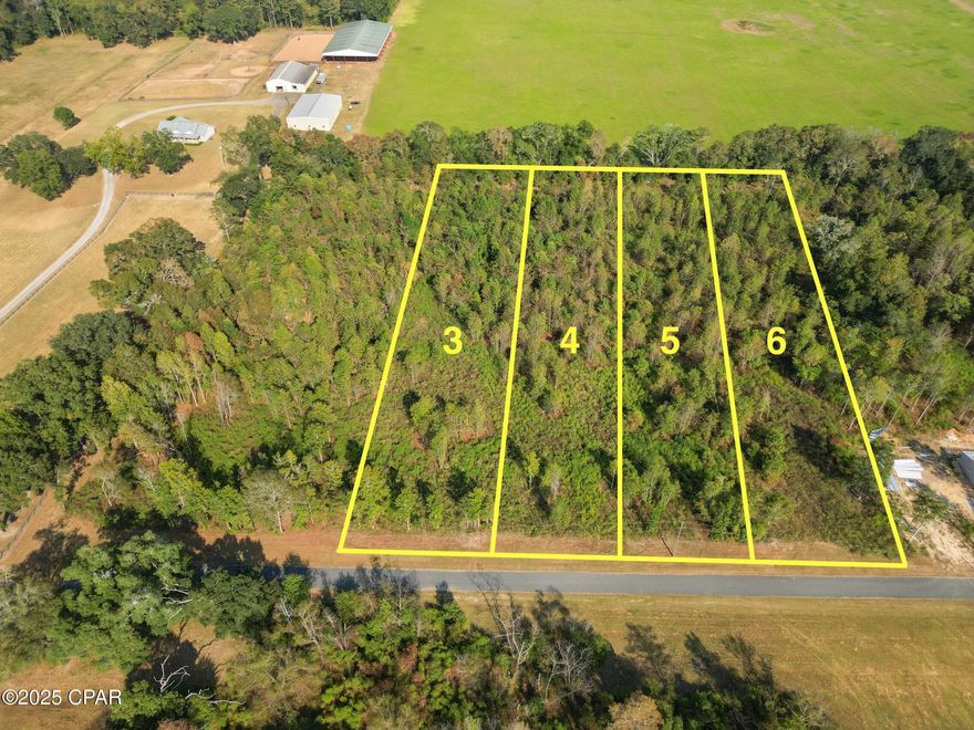 Discover FOUR PARCELS TO CHOOSE FROM in a prime location in the city limits. Each parcel has been surveyed and is priced individually. Portions of the lots have already been cleared and now just need bushhogging, making them ready for you to build your dream home.