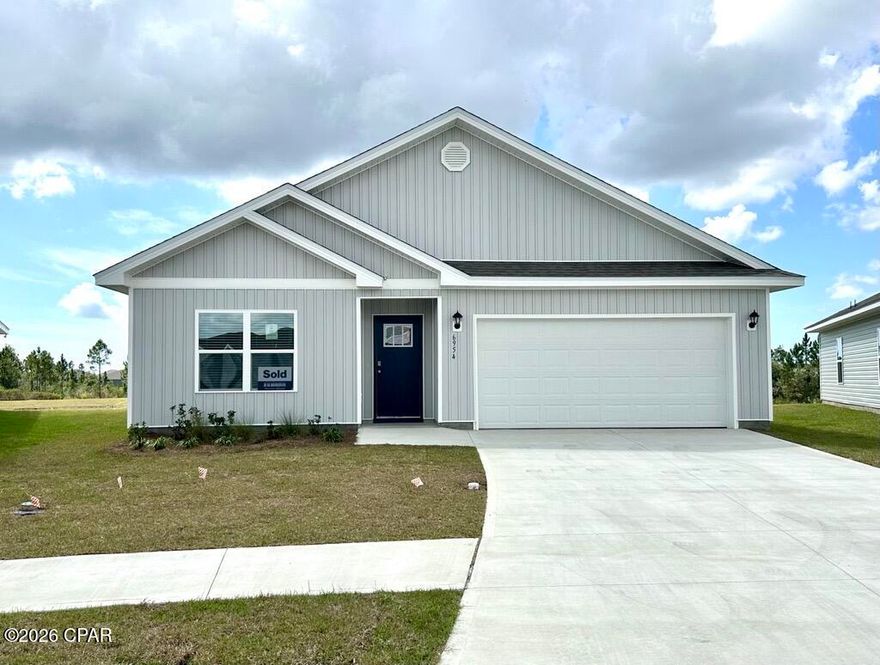 Welcome to the Beau, located at the popular Liberty community in Panama City, Florida. The Beau is one of our popular one-story floor plans used in many communities across the country, making it an excellent choice for a new home. With this 4 bedroom, 2 bath home, you will see 1,799 square feet of spacious living perfect for a small family to enjoy comfortably.

As you walk inside the Beau, you will see the long main hallway leading you to the open living room and kitchen. The 8' ceilings throughout the home add to the feeling this of open, spacious floorplan. Engineered vinyl plank flooring throughout the main areas offer a sleek, low-maintenance way to keep your floors looking great while soft carpet in the bedrooms keep your feet cozy. The kitchen and bathrooms feature granite countertops and white cabinetry, a walk-in pantry, and a large island ideal for family and guests to enjoy your meals together. The primary bedroom has its own bathroom featuring a spacious walk-in closet, a double vanity, and a separate walk-in shower and tub. Each room in the house has large windows that allow plenty of natural light in to brighten your mood and home up.

On the exterior of the home, you will see durable vinyl siding and each home comes standard with a sodded yard, dimensional shingles, and more. The Beau also features a covered back patio.

Sidewalks line every street so you can enjoy the unbeatable Florida sunsets and sunrises on your walk with the kids or the dogs or on your way to the pool at the Liberty clubhouse. Our Liberty community features underground utilities making it less susceptible to damage from severe weather leading to fewer outages and more reliable service!
 
Residents of Liberty can enjoy exclusive access to two amenity centers, complete with two pools, a children's splash pad, a playground for endless fun, and a well-equipped fitness center. Our second amenity center features a basketball court and two pickleball courts for competitive play!

Embrace the lifestyle you deserve where every detail is curated for your ultimate enjoyment. Situated off Star Avenue, this address is a stone's throw away from downtown Panama City's vibrant scene and the esteemed Tyndall Air Force Base, making it an exceptional choice for military personnel. Schedule an in-person or virtual tour today!