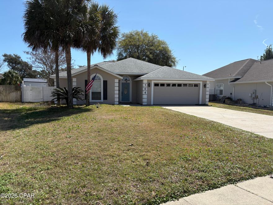 Welcome to your dream coastal retreat in the highly sought-after Summer Breeze community of Panama City Beach. Perfectly positioned on a quiet cul-de-sac just blocks from the sugar-white sands and emerald waters of the Gulf, this immaculate 3-bedroom, 2-bath home offers the ideal blend of comfort, style, and location.
Step inside to discover a move-in ready home featuring an open-concept layout designed for both everyday living and entertaining. The spacious kitchen boasts granite countertops, abundant cabinetry, and a central layout that flows seamlessly into the dining and living areas, complete with a cozy fireplace.
The split-bedroom floor plan provides privacy, with a generous primary suite offering a relaxing sitting area and direct access to the large covered porch; perfect for morning coffee or unwinding in the evening. The en-suite bath includes a whirlpool tub, separate shower, and double sink vanity.
Enjoy outdoor living with a spacious fenced backyard. The two-car garage offers plenty of room for vehicles plus a golf cart.
Summer Breeze is a golf cart-friendly, pet-friendly community with sidewalks throughout--perfect for biking, walking, or evening strolls. Located south of Hwy 98, you're just minutes from Pier Park, shopping, dining, entertainment, and all that 30A has to offer.
Whether you're looking for a primary residence, vacation getaway, or investment property, this home delivers the ultimate coastal lifestyle.