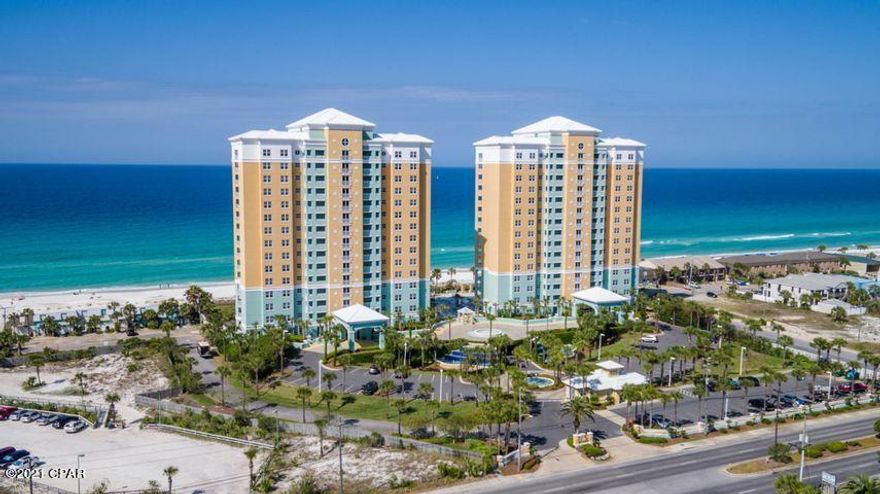 Currently Under Contract, Seller Accepting Back Up Offers.  UPDATED & IMMACULATE!!!  EAST END 3BR/3BA DIRECT GULF FRONT CONOD WITH BUNK ROOM IN PRESTIGIOUS EN SOLEIL WITH PRIVATE OWNER PARKING SPACE IN GARAGE AND OWNER STORAGE UNIT OUTSIDE YOUR FRONT DOOR.  This condo has never been rented and gently used as a family getaway.  Entire unit has just been freshly painted, including all of the baseboards, doors and trim, additional crown molding added, new furniture,  and artwork and some of the lighting.   This lovely unit shows pride of ownership and has a split floor plan. Gulf Front Master Suite & Living Area have sliding glass doors that open to the extra large gulf front balcony. Balcony has a grill on it. Kitchen features white custom cabinets, granite countertops and stainless appliances. Cooking with a view! Large laundry room with full size washer and drier. En Soleil is a low density complex in a quiet area on the beach. Amenities include 24 hr guard and gate security; a gulf front fitness center; 450 ft of gulf front, hot tubs and waterfalls; 6500 sq ft of gulf front pools surrounded by gorgeous patio areas. This low density complex is quiet & only three units per floor.  En Soleil is truly a unique Gulf Coast resort experience in Panama City Beach! The location is in the lower traffic portion of Panama City Beach, while just a few miles from the area's best shopping and just down the street from some of the area's best parks and boating. Don't miss out on this one!!!