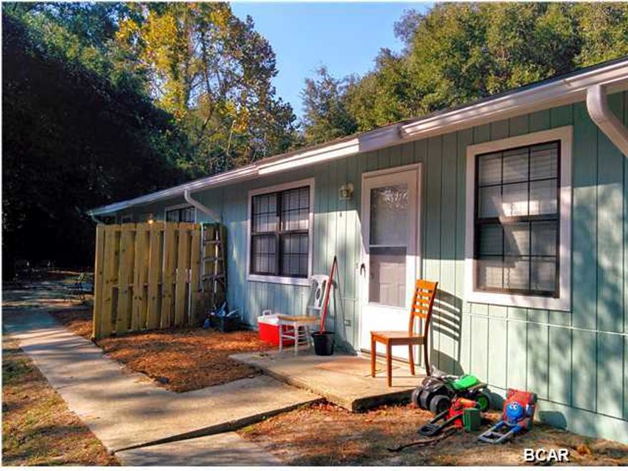 Duplex has been updated, new roof and is fully leased. Close to the Bay and located in historic St. Andrews. Keep property as investment property or lease one side and live in the other. Only a mile from Gulf Coast State College and FSU Panama City Campus. Property has two Bedrooms and one Bath each side. Priced to sell, bring all​​‌​​​​‌​‌​​​​‌​​‌​​​​‌‌ offers!