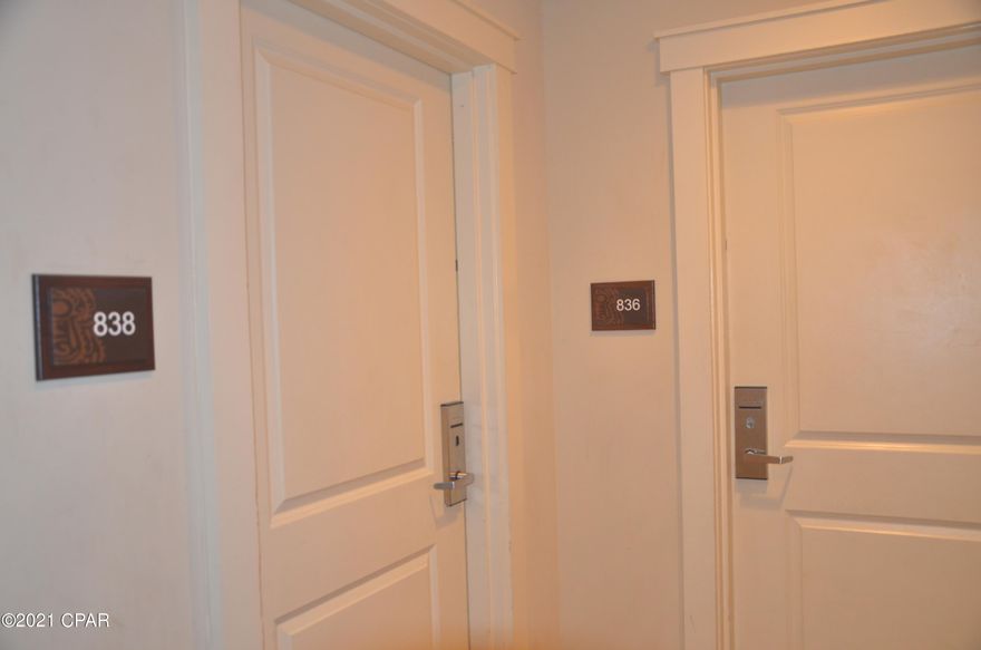 WOW what a unique opportunity to own one property with two separate living areas in this lockout unit! This lockout offers a one bedroom studio condo and a one bedroom/one bathroom condo with the lockout feature. You'll enjoy gulf views from both units in over 1200 sq. ft. of living space!  There's a wrap around balcony off the one bedroom portion of the lockout. This unit has many living choices: live in one unit and rent the other, rent both, or live in both.  Don't miss this opportunity with this turnkey lock out property.