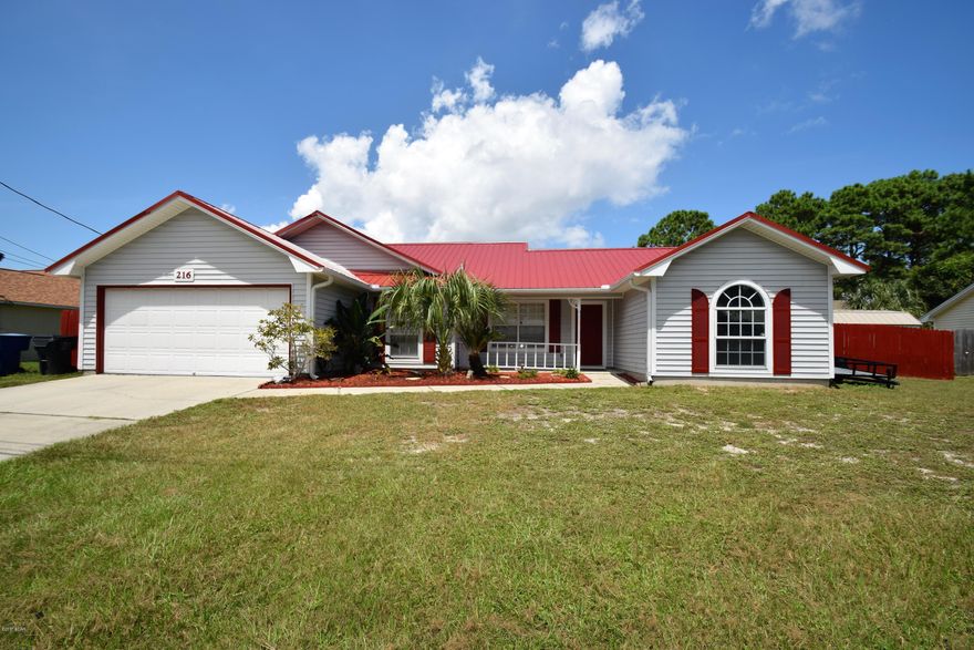 Owner's are motivated on this beautiful three bedroom two bath home. Located on a quiet street just off North Lagoon. This home offers a split bedroom floor plan and a spacious master bedroom , with new flooring thru out .The kitchen has granite counter tops, plenty of cabinets and is open to the living and dining area.

This house is well maintained and offers a  new metal roof and durable wood look flooring for easy upkeep. 

This is a perfect family home or a great rental home for your investors . Check out this large yard with plenty of room for the kids, and a pool. Centrally located close to the State Park,Navy base,Shopping, and Entertainment .Just a short drive to the worlds most beautiful beaches.