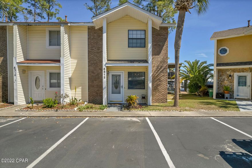 This Community is a well kept gated community on the East end of Panama City Beach. This home allows you a boat slip, right outside your back door and gulf access within minutes of leaving your property from your dock. This property has been updated and currently being used as a vacation rental property. This property is a must see for any boaters or beach lovers. Pease be sure to view the virtual tour and drone views of the community.This property is currently a vacation rental. However, the new owner will lose the grandfathered short-term rental clause and minimum of 6 months rentals going forward. Property is currently ranging $45-$50K, plus in rental revenues.  See HOA Docs



A/C replaced 10/21, Hot Water Heater replaced 9/21, Vinyl Siding replaced 3/20, LVP Flooring/paint 3/20.