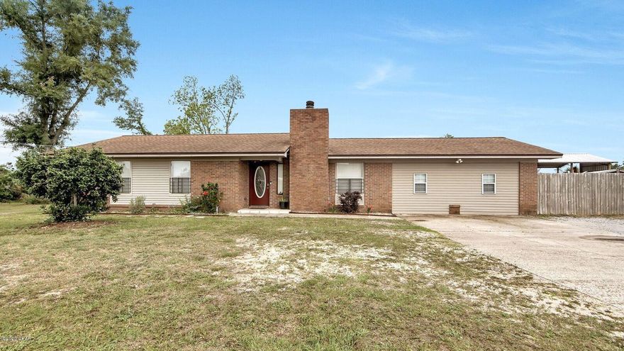 This Fantastic home sits on a large .70 acre lot in the middle of town. The home boasts an open floor plan with cathedral ceilings, a fireplace in the main living area. The kitchen features granite countertops, lots of storage space and stainless steel appliances. The bedrooms are very spacious and have new carpet. Off of the back of the home you will find a screened in porch, leading out into the backyard where you find an above ground pool with a large deck attached, a pole barn and a detached garage.

Seller has a survey available.