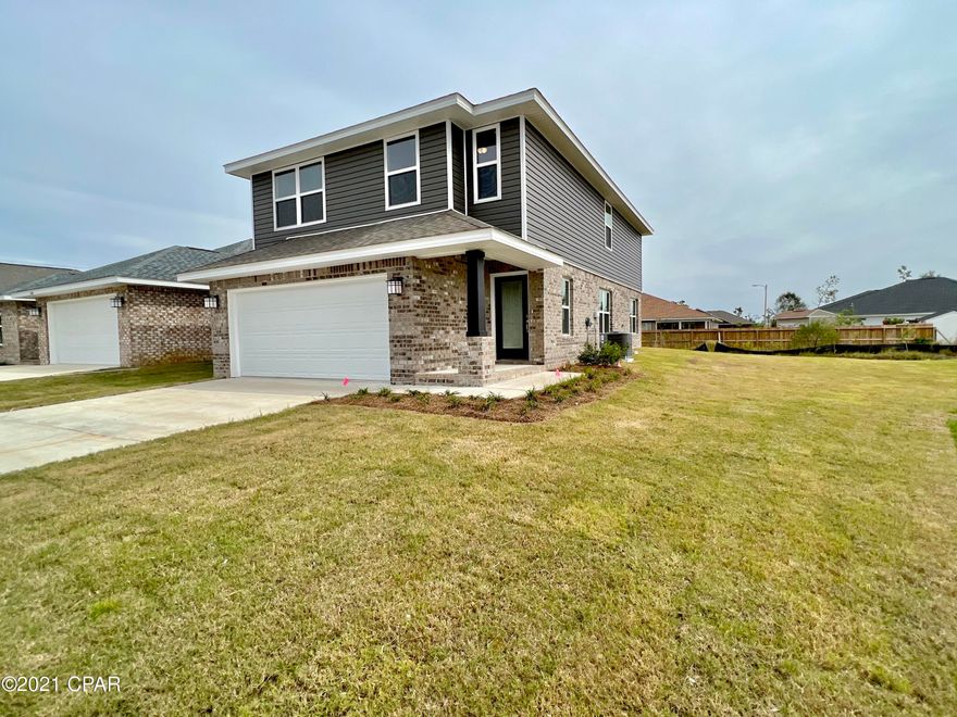 4 bedroom, 2.5 bath home with a 2 car garage.  This two-story home has the Great Room, kitchen and 1/2 bath on the main floor with 4 bedrooms, 2 full baths & laundry room upstairs.

Flooring is CoreTec Pro Plus luxury vinyl plank in main living areas & wet areas; carpet in upstairs bedrooms.  Granite countertops in kitchen and baths, garage opener, sprinkler system, fully sodded yard.  Situated on a cul-de-sac for minimal traffic. Ready to close by 9/2021