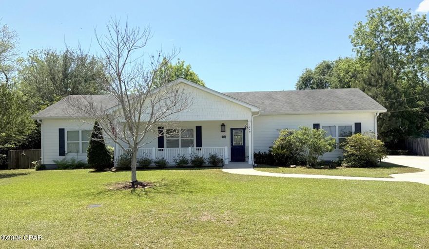 *Entered for comp purposes only* Welcome to this well-kept 3 bedroom, 2 bath home located within the city limits of Chipley, offering the perfect blend of comfort and convenience. From the moment you arrive, you'll appreciate the inviting curb appeal, complete with a neatly maintained lawn, mature landscaping, and a charming covered front porch--ideal for morning coffee or relaxing evenings. Inside, the home features a functional layout designed for everyday living, with comfortable living spaces and a seamless flow throughout. The kitchen and dining area provide a great setup for both daily use and entertaining, while the bedrooms offer a cozy retreat at the end of the day. The primary suite includes its own private bath for added convenience. Outside, enjoy a spacious yard with plenty of room for outdoor activities, along with a driveway that provides ample parking. Conveniently located just minutes from local schools, shopping, and restaurants, this home makes it easy to enjoy all that Chipley has to offer while still feeling tucked away in a quiet setting.