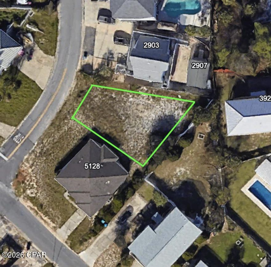 Find your Gulf View just a few floors up on your DREAM HOME!  This lot is ready for your NEW CONSTRUCTION beach house!!  This lot is just a few steps from the white sandy beaches.  You can hear the sunset cannon from Schooners every day from this amazing location!  Drive by and walk the lot and imagine yourself owning a Piece of Paradise on Panama City Beach.
Lot has water and sewer, ready for your permit to build!  Ask about a Builder Referral from the listing agent!!