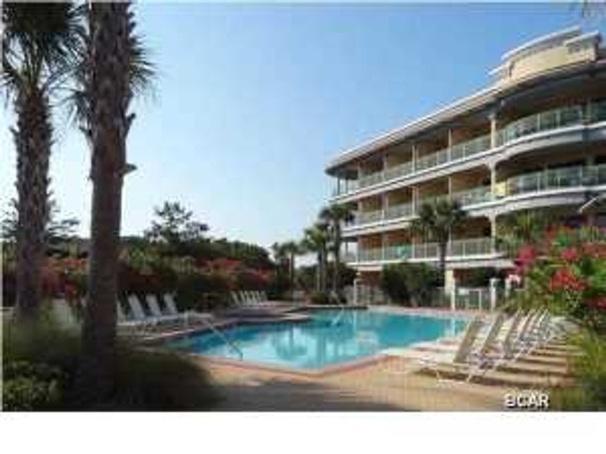 Newly remodeled lst floor studio unit with full bath and efficiency kitchen that opens to heated pool and hot tub. BEAUTIFUL POOL VIEW. This unit is one of two handicap units in the building and has new paint, new microwave, new refrigerator, new furnishings. Being sold as is. Facility has washer/dryer. GREAT INVESTMENT OR RENTAL PROPERTY.