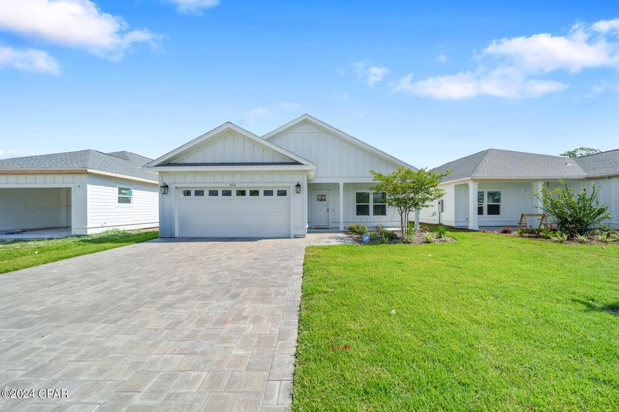 Welcome to Laguna Haven, a prestigious new gated community nestled at the West End of Panama City Beach, conveniently situated just north of US-98. This exceptional rental residence offers an inviting floor plan featuring 4 bedrooms, 2 full baths, and a 2-car garage.

Step inside to discover a modern kitchen adorned with stainless steel appliances, a walk-in pantry, soft-close cabinets, an under-mount sink, and stunning quartz countertops. Beyond the kitchen lies a fully fenced backyard, providing a private oasis just steps away.

This remarkable rental also offers ample storage space in the laundry room and attached garage, ensuring convenience and practicality for residents.

The community amenities are equally impressive, with the HOA (paid by Owner) covering exterior and common area landscaping, trash pick-up, as well as maintenance of community lights, fountain, and gate.

Enjoy the convenience of being close to schools, shopping centers, dining options, and entertainment venues along the Panama City Beach Pkwy and 30A. Another BONUS for you in this community that's LESS THAN ONE MILE from the beach

Pets are allowed with Owner approval, and a washer/dryer is included for tenant convenience, with maintenance responsibilities falling to the tenants.

Contact us today to schedule a showing and experience the epitome of coastal living in Panama City Beach.

Don't miss out on the chance to call this luxurious Laguna Haven rental your new home. 

**PHOTOS ARE OF A MODEL HOME. Model home located at 254 N Wells Street. Home will NOT be furnished.**