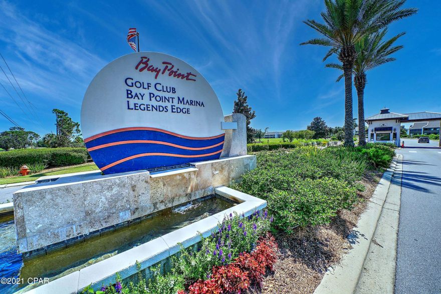 Take a look at this great 2/2 in Bay point. This Harbour Villas unit is situated just off of Hole #6 of the prestigious Nicholas Golf Course.  The 28x6 screened patio gives you plenty of outdoor space to enjoy the beautiful afternoons. The kitchen is perfect for cooking and entertaining. With ample counter space and cabinets. The master is downstairs with huge closet space and bath. Upstairs in the unit hosts a huge loft bedroom with full bath as well. Harbour Villas are in the process of full exterior facelift. New Roofs, siding, doors, and windows, and paint. The interior of this unit is well manicured and maintained. Bay point offers tons of amenities.  The new marina will be steps away, Amazing Golf Course, Walking paths, Kayak landing, Shops, tennis courts, post office, and more.