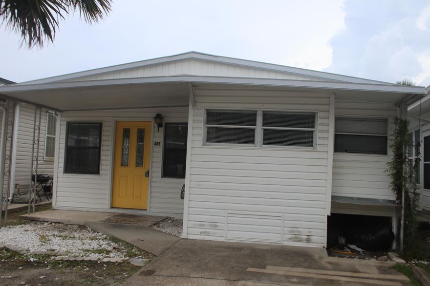 Venture Out Bank Foreclosure! One of the  Lowest Listed Units on MLS in Venture Out. Own your own beach get away! The best of locations, right next to St. Andrews State Park. 2 bedroom 1 bath ready for your own personal touch. Bank owned. New a/c. Stort Term rentals are allowed in Venture Out and they have tons of amenities, including pools and 300' private beach on the gulf and 1000' on Grand Lagoon, two salt water pools (one heated), fishing pier, boat ramp, mini golf and play park for the kids. This unit is next very close to the bay. Outside Laundry room. Golf Cart Community. New A/C being installed. Super easy to show!