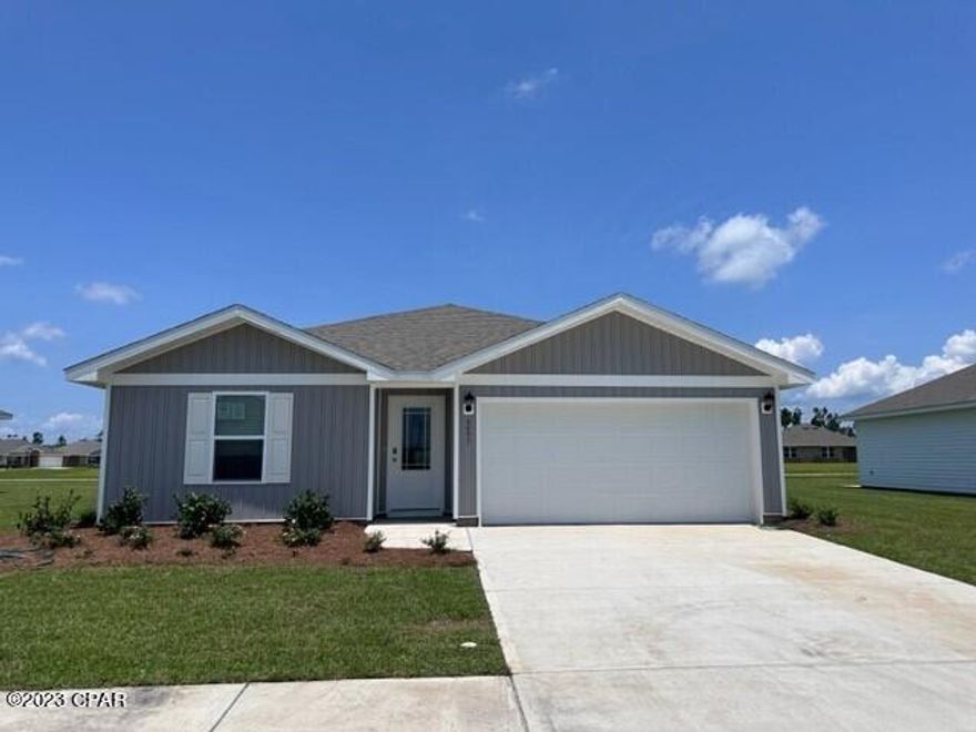 When you enter the Freeport floorplan through the prairie door you will notice immediately the brightness of the entry hallway.  This 4 bedroom 2 bath, 1387 square foot, home is an open floorplan with two bedrooms separated by a full bathroom at the front of the home and one bedroom across the entry hallway affording family and friends alike privacy when visiting.  The large kitchen island overlooks the dining room and living room allowing all to be together or doing individual tasks in each area.  The main areas of the home as well as the bathrooms and laundry have beautiful luxury vinyl plank while the bedrooms offer plush carpeting.  The spacious primary bedroom leads to the bathroom featuring a large shower, single vanity, and a large closet.  This home is situated on a oversized lot