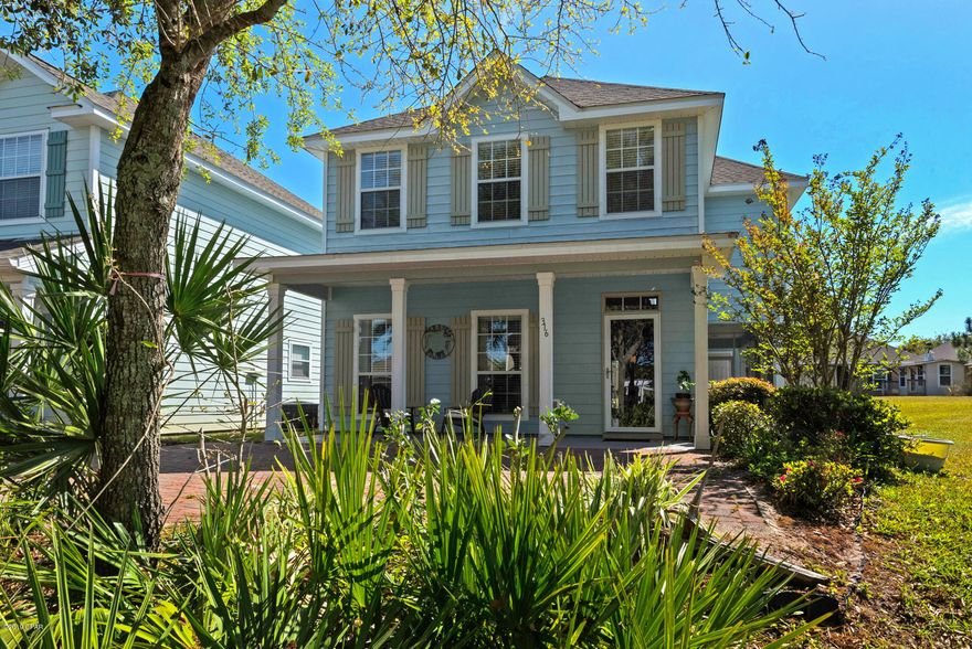 Imagine your beach life without the beach front price! Turtle Cove is a wonderfully manicured neighborhood just 5 minutes to the beach and less than 10 minutes from Pier Park, or 30A. This fantastic home is situated along a green belt with tons of privacy. Upon entering the home the first thing you will notice is the open concept and spacious layout. The living room flows into a formal dining room, which could also be a great office, then continues into a spacious kitchen loaded with cabinetry and two pantries! Finish it off with a breakfast nook which features a set of french doors leading out onto your screened in porch overlooking a stunning park space, the perfect place to enjoy your morning cup of coffee. All bedrooms are located on the second floor. The oversized master suite is approximately 18'x22', plenty of space for any kind of furniture you could imagine, crib, or extra sitting area. Heading into the master bathroom you will find a double vanity, soaking tub, stand alone shower, and water closet. Two guest bedrooms, an additional full bathroom, and the laundry closet finish out the second floor. This home offers tons of natural light, privacy, and storage. Outside you will also find a storage building perfect for paddlebaords, kayaks, floats, and so much more. Turtle Cove has some of the best amenities you could ask for including: community pool & clubhouse, hot tub, fitness center, and tennis courts.