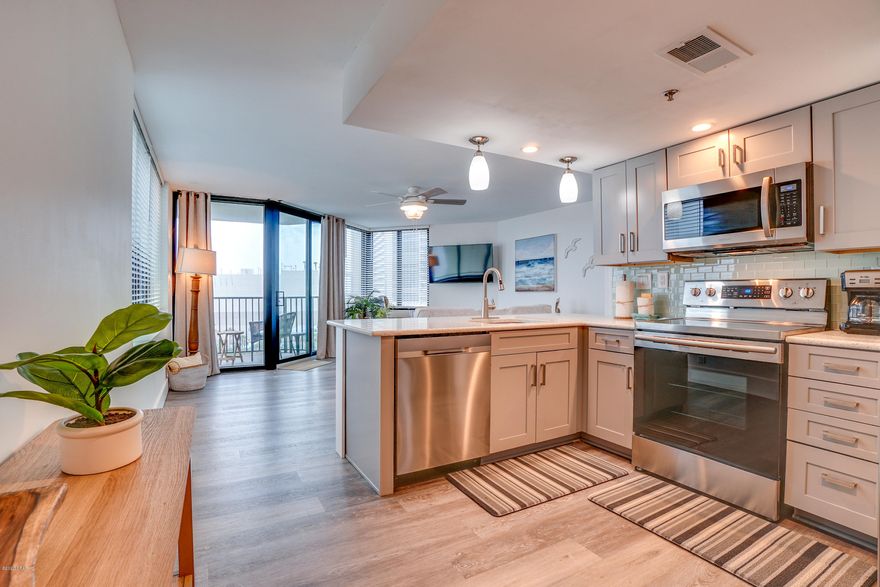 Now is your chance to own a piece of Paradise right on the beach. Home was completely renovated June 2020. Beautifully decorated like you just stepped into a page of Coastal Living Magazine.  Breathtaking views from the 9th floor unit. New Composite decking to be installed around pools. New elevator interior being installed. This property will be brand new inside and out. Great home or rental property. 

Custom Solid Wood Cabinets with soft close drawers.

*Curava Quarts Countertops *New curved tub with custom tile *Ship lap accents *Built in interior locked owner's closet *Craftsman style trim *designer 5 panel doors *Samsung Stainless upgraded appliances *Great Income producer with established rental history *All New Windows, Sliding Door, Balcony Railings, EIFS, and Paint