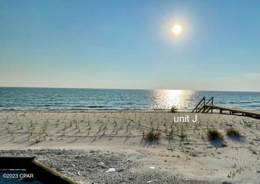 Beach front lot located in community of Cape Shoals II. The views are incredibly amazing, white sand beach, beautiful sunsets. This lot was the former home site of a two-story townhome. Currently the land is deemed unusable and cannot be built on; C&R prevent RV use. Cape San Blas area is great for boating, fishing, paddle boarding, kayaking. Great area restaurants, fresh seafood, live entertainment, and unique shops with works of area artists.