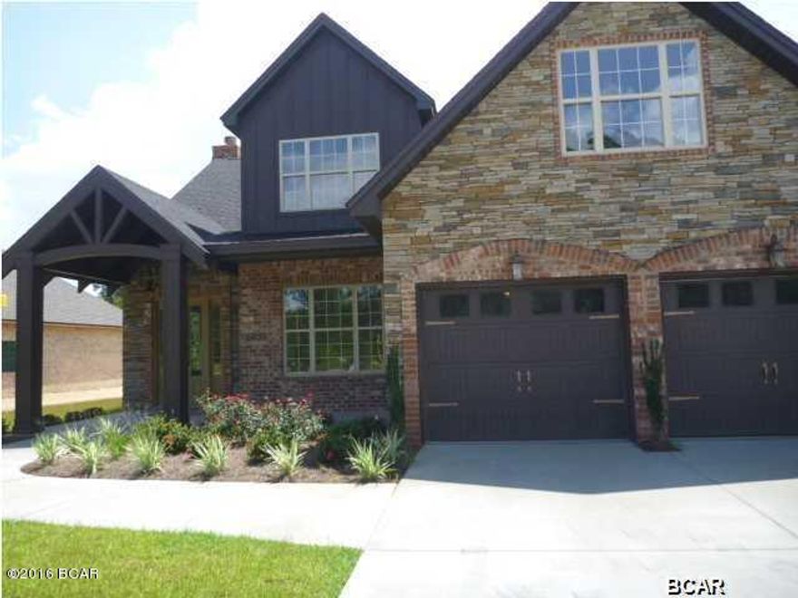 Beautifully built by Gary Morgan Custom Homes in 2012-13, tons of crown molding, wainscoting, granite counters and hardwood flooring in the living and dining rooms. There are 5 bedrooms with the master suite on the first floor and a large bonus room with its own closet and full bath on the second floor. The bonus room could also be used as a 6th bedroom. Also on the second floor is a jack and Jill bathroom with separate vanities.  Your laundry from upstairs will be sent directly to the downstairs laundry room via the built in laundry shoot.  The Gourmet kitchen, beautifully appointed, has large breakfast bar, open to the great room and will be the hub of all your gatherings. Breakfast nook has plenty of room for your table with a beautiful view of the pool and has access to the covered for large table, chairs and buffet for family and holiday dinners. Property also features a new large swimming pool with energy saving variable speed pump, chlorinator and a new technology ozonator which assists the chlorine by killing 100% of viruses, bacteria and fungus. Its like swimming in bottled water. If you prefer saltwater derived chlorine this pool can easily be converted. There is an additional full size driveway driveway and Boat/RV parking behind the 20 ft wide gate. The RV pad will currently hold 30 ft RV or boat and jet skis. In additional there is room to park up to 10 cars. In a home this large you will enjoy the externally mounted gas fired tank-less water heater that provides unlimited hot water and energy savings.  There are no HOA fees!
