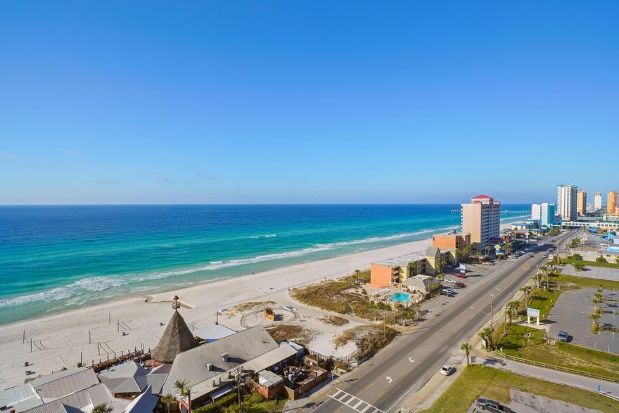 Don't miss out on this outstanding 3 Bed, 3 Bath lockout condo! Just one mile from Pier Park and with an incredible view of the Gulf of Mexico, this location cannot be beat. Origin is nestled in the Towne of Seahaven, a resort community in the heart of Panama City Beach that boasts over a quarter mile of private sun-soaked beaches, elegant accommodations, a world-class spa, gourmet dining, and many other amenities. Newly updated and rental ready, this condo is perfect for a personal retreat, as well as a rental investment. It can be rented as the full 3 Bedroom, or separately as a 2 Bed/2 Bath and a studio, increasing your rental opportunities. Located on the south western corner of the building, you are treated to amazing views of our beautiful sunsets over the gulf year-round! Those views can be enjoyed from nearly every room in the condo, as well as the large, private balconies. The pool at Origin is located on the fourth floor, giving the entire pool and sunset deck area a fantastic view overlooking the gulf. Other features at Origin include onsite guest laundry access, a fitness center, private dedicated beach access, theater room, and a seasonal cafe.