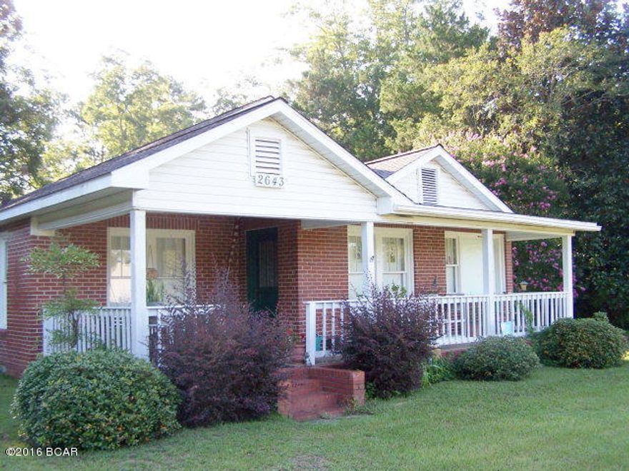 Updated 3br/2b Home just South of Marianna. All Brick, updated kitchen, C/E H/C, Front and rear porches, large back yard with big Pecan trees and storage building with lean to. The home has a fireplace with gas logs, big bedrooms, ready for your family to move into.