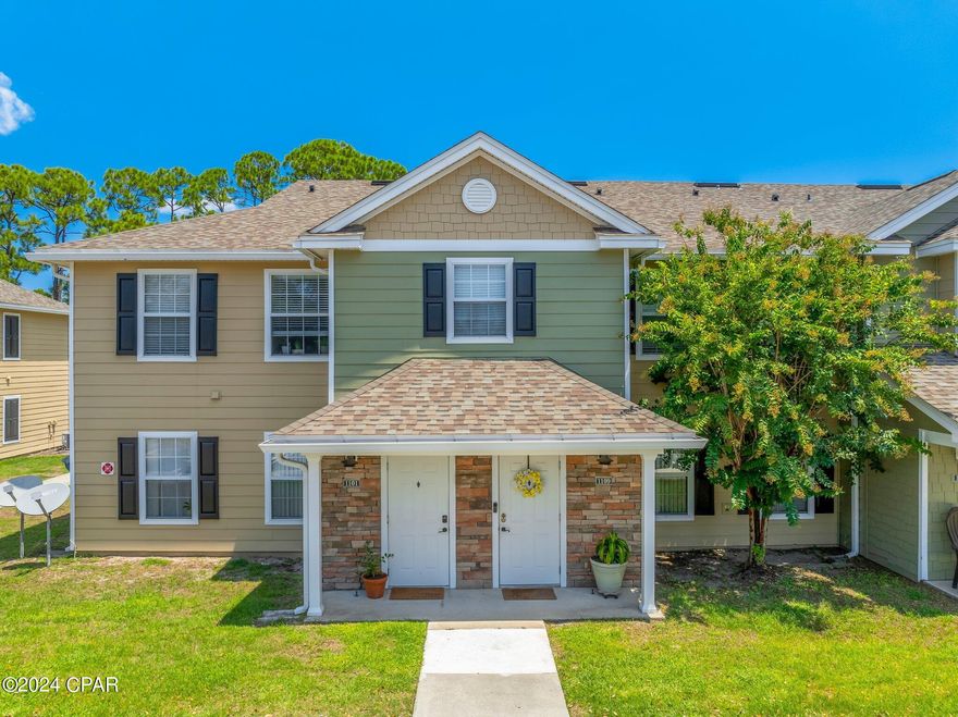 How to view: 

https://fullheartrentals.app.doorloop.com/tenant-portal/rental-applications/listing?companyId=64c426dd23904417b0476f85&propertyId=66f319f0fbed834ea392430f&source=PropertyLink

Please fill out this free application and an agent will be in touch to schedule a showing.

Ask about our Move-In Special! Available for leases signed before March 2025! UP TO 1/2 OFF YOUR FIRST MONTHS RENT!

**Charming Ground Floor Condo Near Panama City Beach - Fully Loaded with Amenities**

Discover this adorable ground-floor condo, ideally located just one mile from the crystal-clear waters of Panama City Beach and two miles from the bustling Pier Park. Additionally, find yourself only 0.2 miles from popular local dining spots like Carrabba's Italian Grill, Shan Kishi, and The Pancakery.

This unit boasts two bedrooms and two full bathrooms, featuring durable LVP flooring throughout and elegantly tiled bathrooms and showers. The kitchen is a standout with its fun pistachio green cabinets, subway tiled backsplash, open shelving for dish display, granite countertops, and stainless steel appliances.

Nestled in a gated community, you'll enjoy access to a wealth of amenities, including a swimming pool, fitness center, charcoal grills, a playground, and ample parking. Rent covers water/sewer, garbage, lawn care, pest control, and cable, ensuring a carefree living environment.

Don't miss out on this gem. Schedule your showing today and come see why this condo is the perfect blend of comfort, convenience, and style!