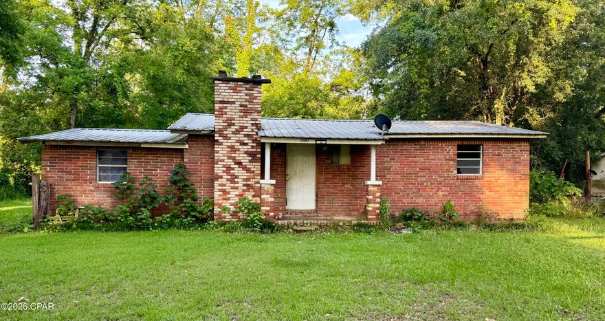 Opportunity awaits with this investor special in Vernon, FL! This solid brick 3-bedroom, 1-bath home sits on a spacious lot and offers great potential for a renovation project, rental investment, or starter home makeover. With good bones and a desirable location, this property is ready for someone to bring their vision to life.

Conveniently located just minutes from Holmes Creek and Cypress Springs, you'll enjoy easy access to some of the area's most beautiful natural attractions, along with several nearby lakes for fishing, boating, and outdoor recreation. Plus, Panama City Beach is only approximately 37 minutes away, giving you the perfect balance of small-town living and coastal convenience.

Don't miss this chance to invest in a property with potential and location appeal. Contact your favorite agent today to schedule a showing! Buyer/Buyer's agent to verify all measurements, dimensions, and any other pertinent information regarding the property.