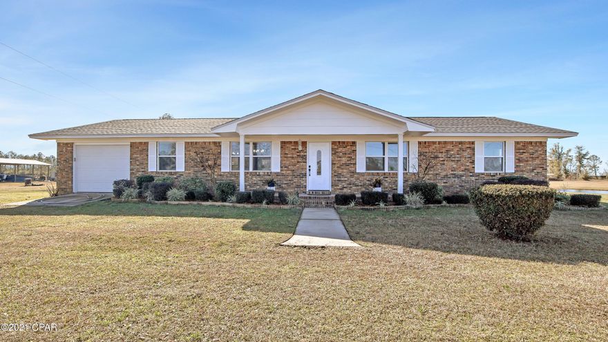 CURRENTLY UNDER CONTRACT, SELLER ACCEPTING BACKUP OFFERS. Completely updated and remodeled home. This open concept home with a big kitchen is ready for its next owners! 3.22 acres of country living, private pond stocked with fish, a 2nd septic hook-up which is perfect for an RV or Camper, and electric fireplace. This home has brand new roof, floors, electrical wiring, appliances, and insulation. The lot could easily be divided and sold if you desired. Lot to love about this home on a really nice quiet street. Come see it now!