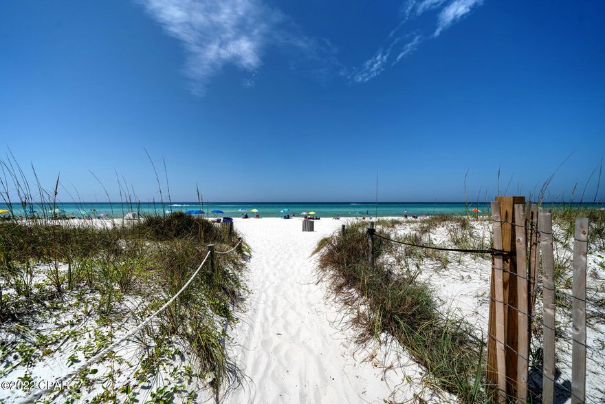 UNDER CONTRACT, SELLER ACCEPTING BACKUP OFFERS. You will love this stunning 3-story,  5 bedroom, 3 bath home, just a few blocks from the beach! Ride a golf cart for amazing sunsets or just watch from your balcony!  This home features a beautiful inground pool, new quartz countertops in the kitchen, screened in porch, and lots and lots of space.