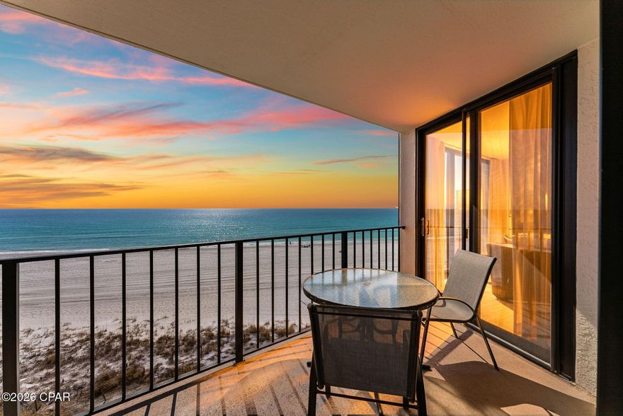 Welcome to Unit 413 in Edgewater Tower III, a Gulf-front condo in the heart of Panama City Beach offering expansive Gulf views, resort-style living, and a strong investment profile. Located within the highly sought-after Edgewater Beach Resort, this residence presents an excellent opportunity for a primary residence, second home, or short-term rental property.

The interior features an open and functional layout designed to maximize natural light and showcase stunning views of the emerald waters and sugar-white sands. A private Gulf-front balcony provides the perfect space to relax and enjoy the coastal setting, whether for personal use or guest enjoyment.

Edgewater Tower III offers a quieter residential atmosphere while still providing full access to Edgewater's extensive resort amenities. Owners and guests enjoy over 11,500 feet of private beach frontage, multiple lagoon-style and heated pools, an on-site golf course, fitness center and spa, tennis and pickleball courts, on-site dining and retail options, and 24-hour gated security—creating a true resort-style experience in one of Panama City Beach's most established communities.

This condo also offers a solid history of short-term rental performance, making it a strong option for buyers seeking a Panama City Beach investment with consistent demand. Based on recent performance, the unit has produced an approximate five-year average net income of $32,400 per year, reflecting steady occupancy and long-term appeal in a Gulf-front resort setting.

Additional highlights include a water heater installed in May 2014, an HVAC system replaced in October 2018, and the added benefit of recent building-wide upgrades, with the fire sprinkler system fully renovated and brought up to current code, along with electrical system updates, providing peace of mind for owners and guests alike.

Conveniently located near Pier Park, dining, shopping, entertainment, and local attractions, Unit 413 offers a rare combination of location, lifestyle, and income potential. Whether you're looking for a turnkey vacation rental, second home, or Gulf-front investment, this Edgewater Tower III condo stands out as a compelling opportunity on the Emerald Coast.