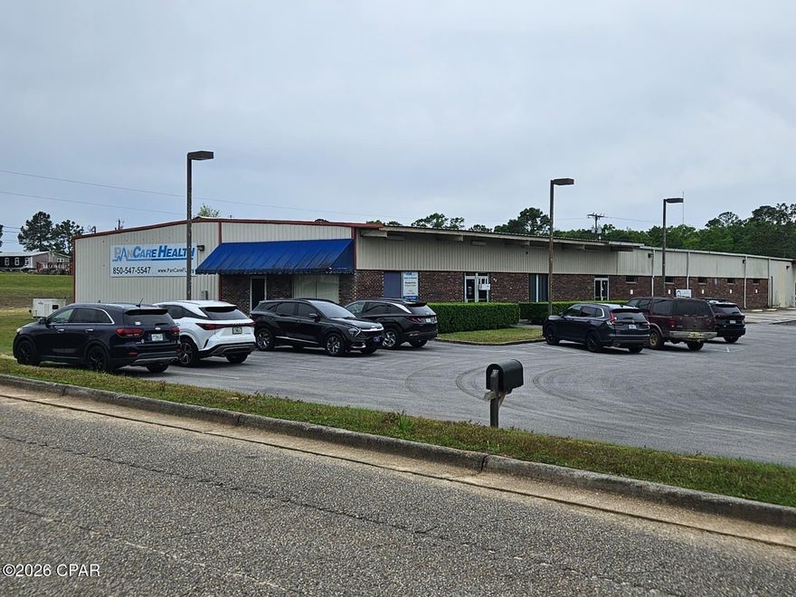 PREMIER LOCATION at the intersection of Hwy 79 and Interstate 10. There are 2 tenants with leases through February and March of next year. The owner has just built 33 new climate controlled storage units in the remaining approximate 3,500 sq ft of the building. Large commercial lot with 90+ immediate parking spaces that could be added to if needed. The building is in overall very good condition.  Metal roof is good and no leaks anywhere in the building and all other services are in good working condition.  To see the property an appointment is needed as tenants occupy the building.