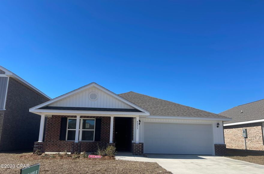 The Ryder floorplan is a beautiful 4 bed, 2, bath, 2 car garage home. As you enter this Ryder, you will find quality painted walls with traditional 8' ceilings. LVP flooring is throughout all common areas of the home, with carpet in all bedrooms. The kitchen has a center island, a pantry, beautiful cabinetry and durable laminate countertops. Master Bedroom features two large walk-in closets, dual sink vanity, and a spacious walk-in shower.



This home comes standard with a Smart Home Technology package which includes a KwikSet keyless entry, Skybell doorbell, automated front porch lighting, an Echo Dot device, and Quolsys touch panel which can be integrated to control your lighting, thermostat, front door and so much more. This home is being constructed with the Zip Sheathing system, providing greater protection than a traditional housewrap from damages due to wind, rain, and extreme weather. A builder 10-year structural warranty is also included.

Pictures may be of similar, but not necessarily of subject property, including exterior and interior colors.