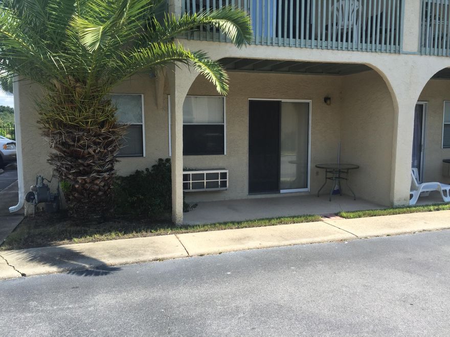 VERY CUTE EFFICIENCY CONDO.  IF YOU ARE LOOKING FOR AN INEXPENSIVE INVESTMENT IN PANAMA CITY BEACH, FL.,THAT IS LOCATED IN A GATED COMMUNITY THAT IS FAMILY ORIENTED.  THIS CONDO IS FOR YOU.  THIS CONDO HAS TILE AT ENTRANCE AND IN KITCHEN AREA.  LAMINATED FLOORS IN LIVING AND BEDROOM AREA. THE CONDO IS EQUIPPED WITH WASHER AND DRYER AND A DISHWASHER, PLUS ALL OTHER KITCHEN APPLIANCES.  THE RESORT FEATURES 11 SWIMMING POOLS. ONE ON THE GULF, A CLUBHOUSE WITH RESTAURANT, 5 POOLS HEATED IN WINTER, 4 TENNIS COURTS, SHUFFLE BOARD COURTS, 2 ACRE MINI GOLF COURSE, AND 3.2 MILES OF STREET AREA PERFECT FOR WALKING, JOGGING, SKATEBOARDING OR JUST RIDING YOUR GOLF CART. ALSO ABOUT 100 YARDS TO NEAREST 'BAYOU BY THE BEACH' RESTAURANT. BEFORE YOU BUY, YOU NEED TO LOOK AT THIS CONDO.